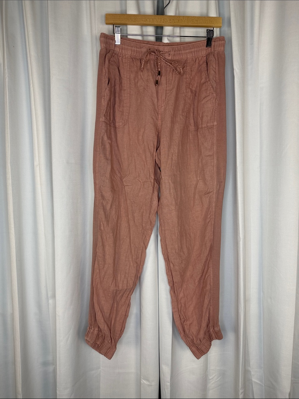 Rachel Zoe Straight-Leg Drawstring Pants - Rosewood